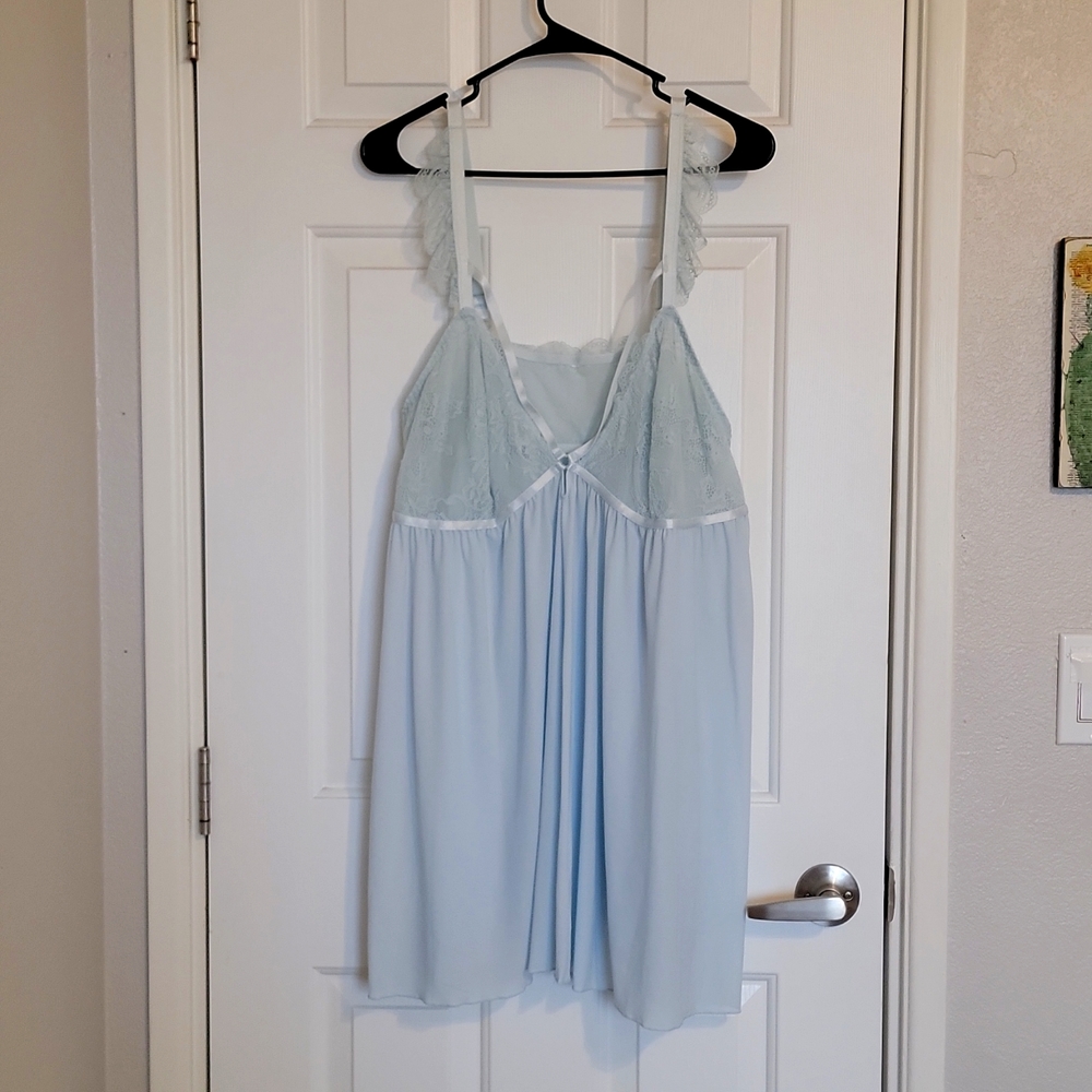 Torrid Baby Blue Chemise 3X